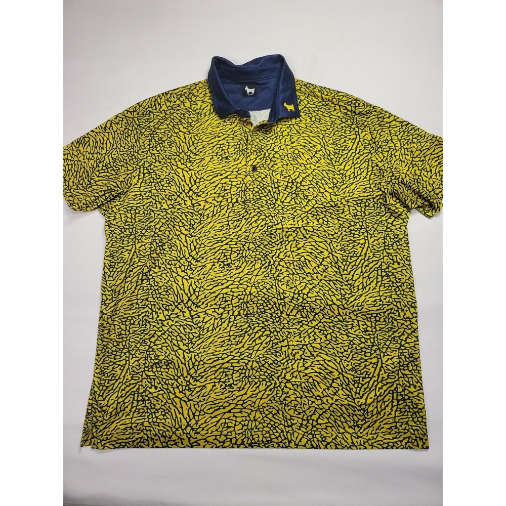 Goated Golf Mens 3XL Short Performance Polo Shirt EXOD20:3